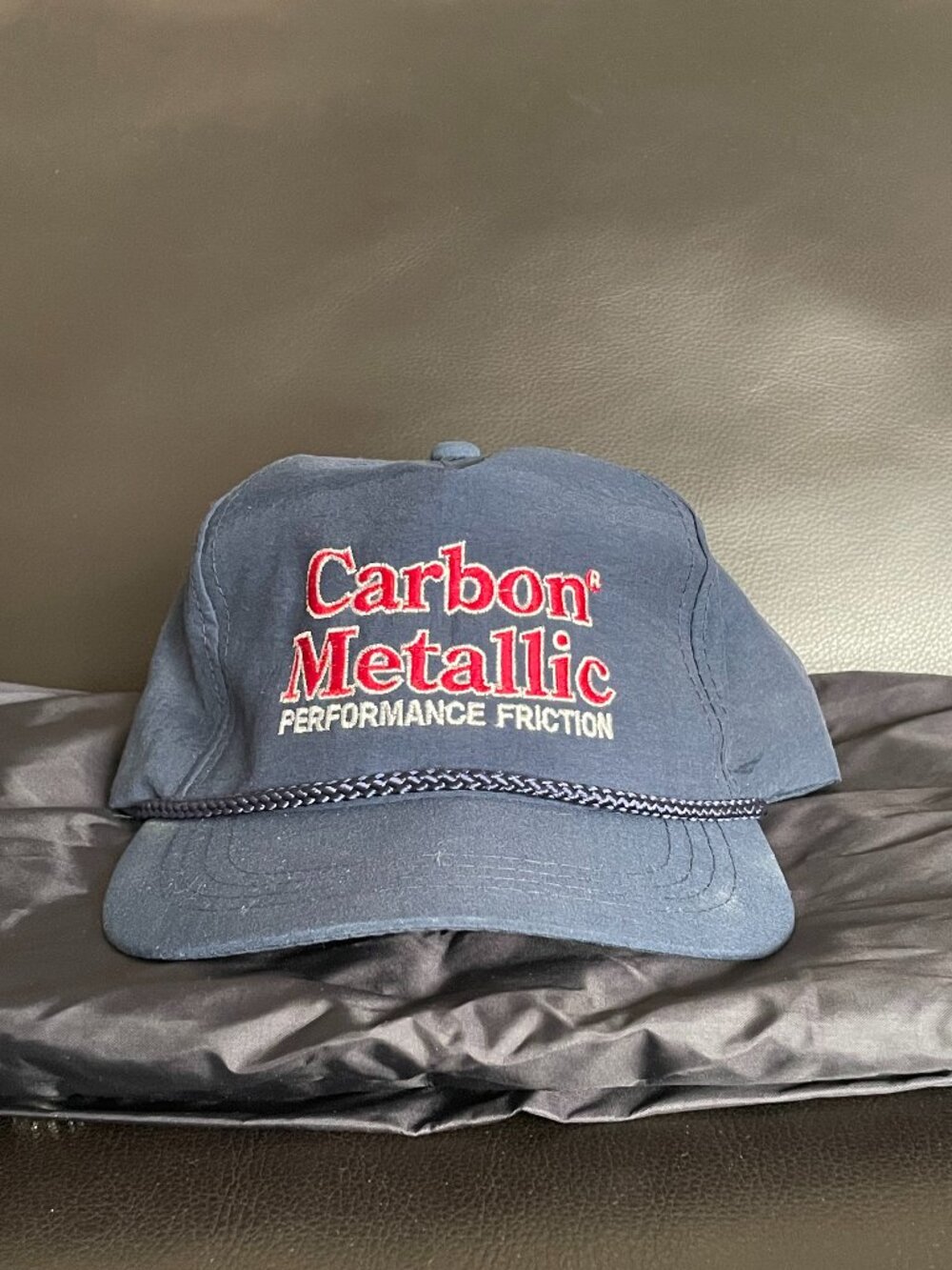 Navy Carbon Metallic Snapback - Classic Adjustable Hat